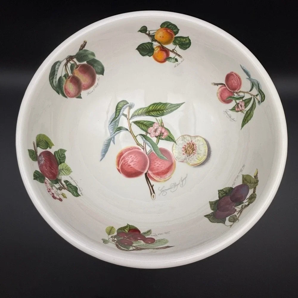 Vtg Portmeirion Pomona Fruit Salad Mixing Serving Bowl 10